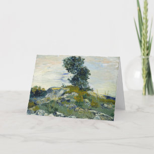 Felsen mit Eiche, Van Gogh Ölmalerei Karte