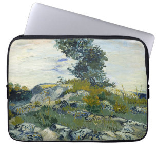 Felsen mit Eiche, Van Gogh Ölmalerei Laptopschutzhülle