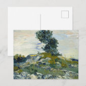 Felsen mit Eiche, Van Gogh Ölmalerei Postkarte (Vorne/Hinten)