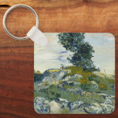 Felsen mit Eiche, Van Gogh Ölmalerei Schlüsselanhänger (Vorderseite)