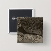 Felsen mit Sand, Grande Wash, Utah Button (Vorne & Hinten)
