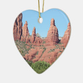 Felsen nähern sich Sedona, Arizona, USA 2 Keramikornament (Links)