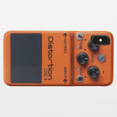 Felsen-orange Verzerrungs-Pedal Case-Mate iPhone Hülle (Rückseite (Horizontal))
