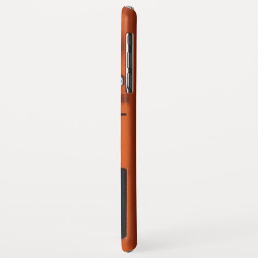 Felsen-orange Verzerrungs-Pedal Case-Mate iPhone Hülle (Hinten/Links)