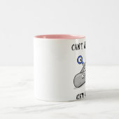 Felsen-Papier-Scheren Zweifarbige Tasse (Mittel)