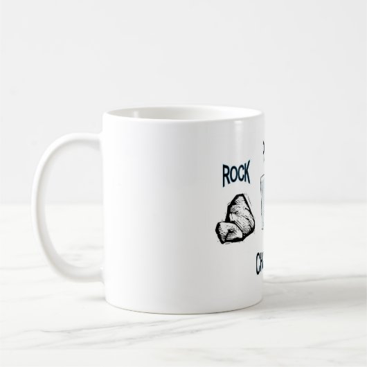 Felsen-Papier Scissor Meister Kaffeetasse (Links)