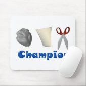 Felsen-Papierschere-Champion Mousepad (Mit Mouse)