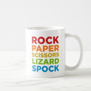 Felsen-Papierschere-Eidechse Spock Tasse