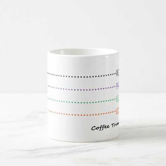 Felsen-Papierschere-Kaffee Kaffeetasse (Mittel)