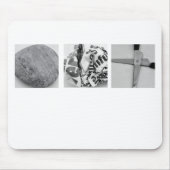 Felsen-Papierscheren Mousepad (Vorne)
