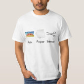 Felsen-Papierscheren T-Shirt (Vorderseite)