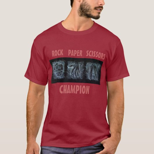 Felsen-Papierscheren T-Shirt (Vorderseite)