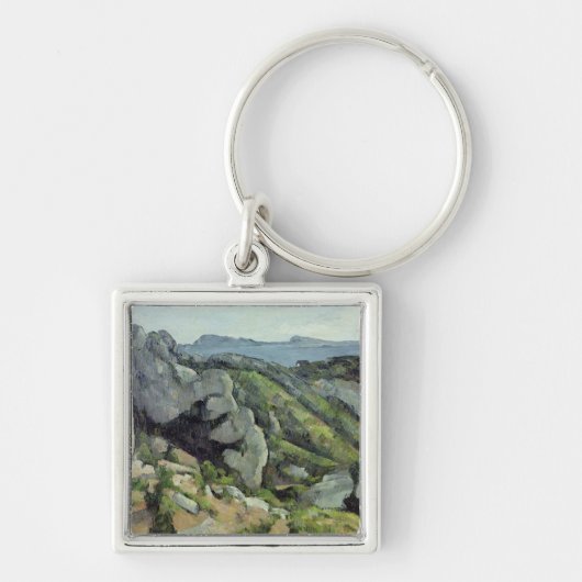 Felsen Pauls Cezanne | bei L'Estaque, 1879-82 Schlüsselanhänger (Vorne)