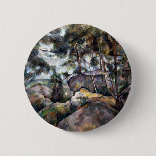 Felsen Pauls Cezanne im Wald Button