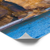 Felsen, Pictured Rocks Nat'l Lakeshore, Michigan Poster (Ecke)