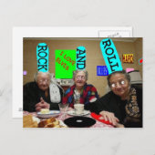 Felsen Postkarte (Vorne/Hinten)