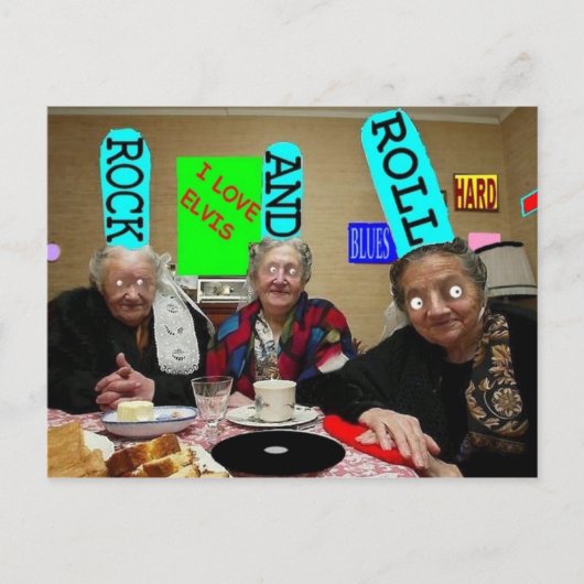 Felsen Postkarte (Vorderseite)