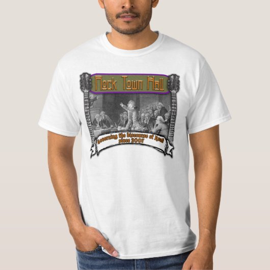 Felsen-Rathaus-T-Shirt YE Olde T-Shirt (Vorderseite)