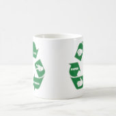 Felsen-recyceln Papierscheren ~! Tasse (Mittel)
