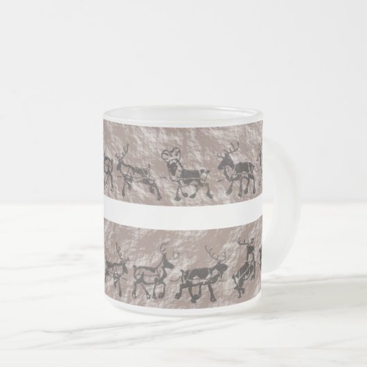 Felsen-Ren Mattglastasse (VorderseiteRechts)