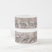 Felsen-Ren Mattglastasse (Vorderseite Links)