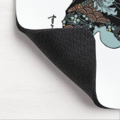 Felsen-Samurais Mousepad (Ecke)