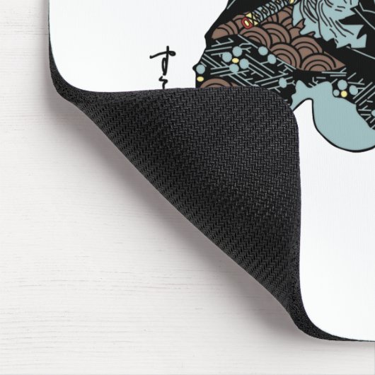 Felsen-Samurais Mousepad (Ecke)
