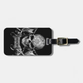 Felsen-Schädel Gepäckanhänger (Vorderseite horizontal)