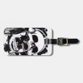 Felsen-Schädel Gepäckanhänger (Vorderseite horizontal)