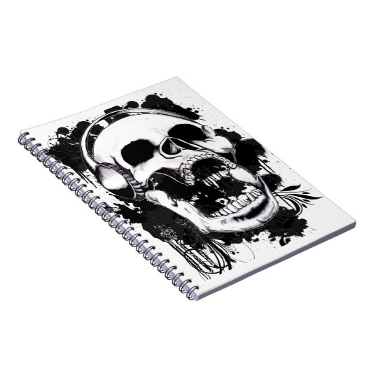 Felsen-Schädel Notizblock (Rechte Seite)