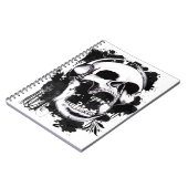 Felsen-Schädel Notizblock (Linke Seite)