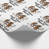 Felsen Shih Tzus! Geschenkpapier (Ecke)