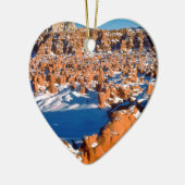 Felsen-Snowcovered Kobold-Tal Utah Keramikornament (Links)