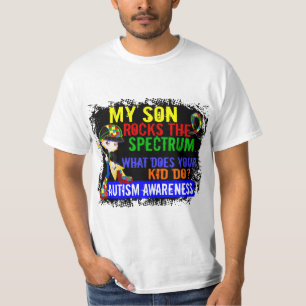 Felsen-Spektrum-Autismus-Sohn T-Shirt