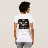 Felsen-Stadt T-Shirt (Schwarz voll)
