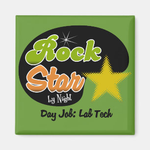 Felsen-Stern bis zum Nacht - Tagesjob-LabradorTech Magnet