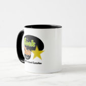 Felsen-Stern bis zum Nacht - Tasse (Vorderseite Links)