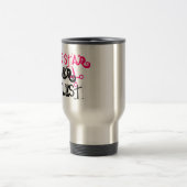 Felsen-Stern-Haar-Stylist-Kaffee-Tasse Reisebecher (Mittel)