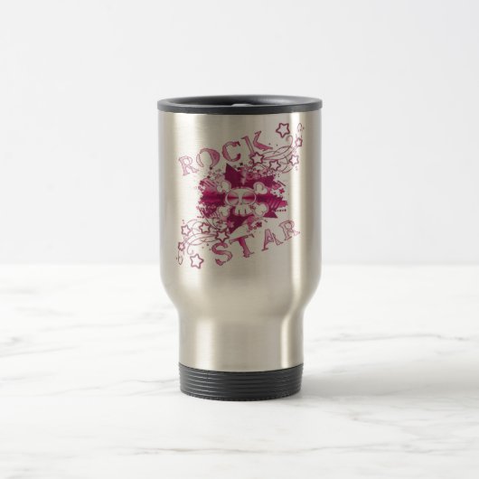 Felsen-Stern - Reise/Pendler-Tasse Reisebecher (Mittel)