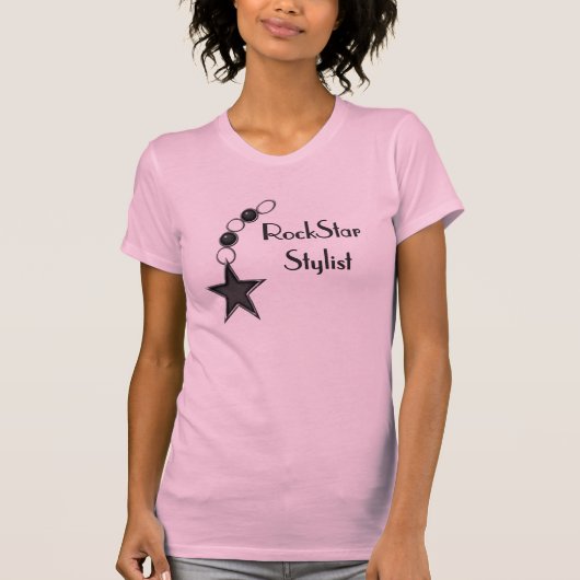 Felsen-Stern-Stylist T-Shirt (Vorderseite)