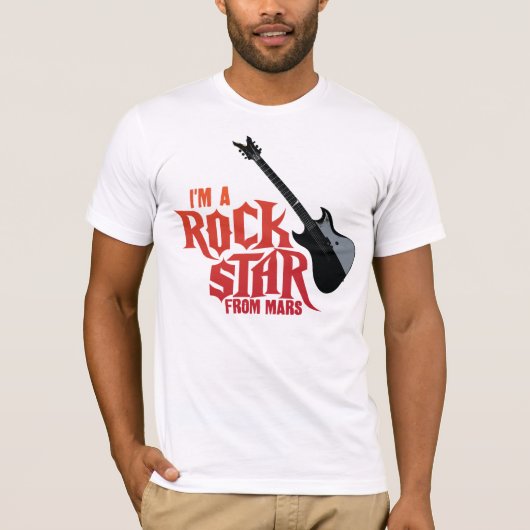 Felsen-Stern von den Mars T-Shirt (Vorderseite)