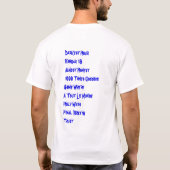 Felsen T-Shirt (Rückseite)
