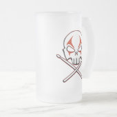 Felsen-u. Mattglas Bierglas (VorderseiteRechts)