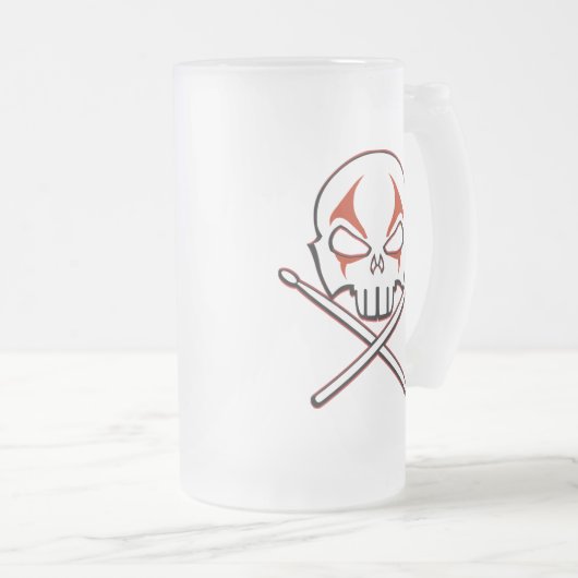 Felsen-u. Mattglas Bierglas (VorderseiteRechts)