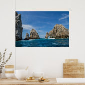 Felsen über Wasser Poster (Küche)