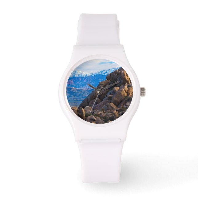 Felsen und Berge Armbanduhr (Vorderseite)