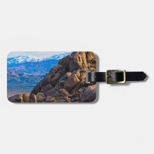 Felsen und Berge Gepäckanhänger (Vorderseite horizontal)