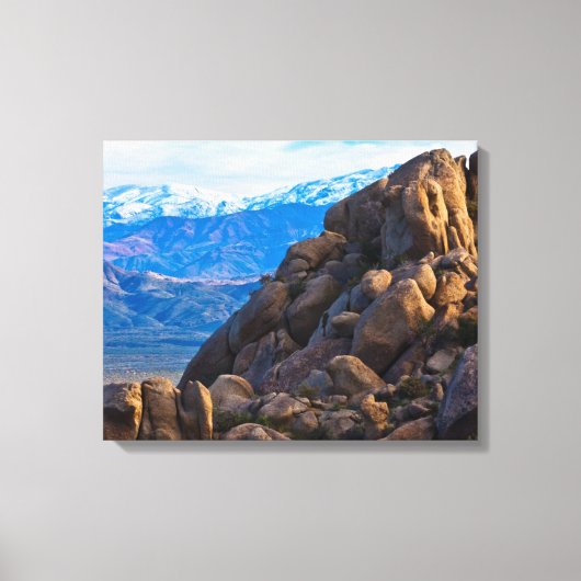 Felsen und Berge Leinwanddruck (Vorderseite)