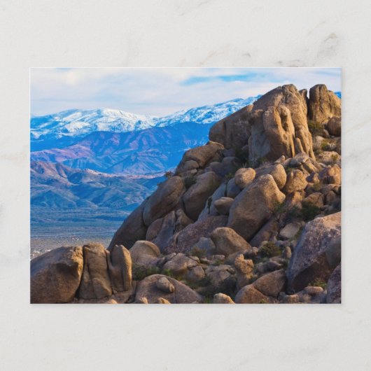 Felsen und Berge Postkarte (Vorderseite)