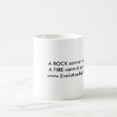Felsen-und Feuer-Tasse w/Website Kaffeetasse (Mittel)